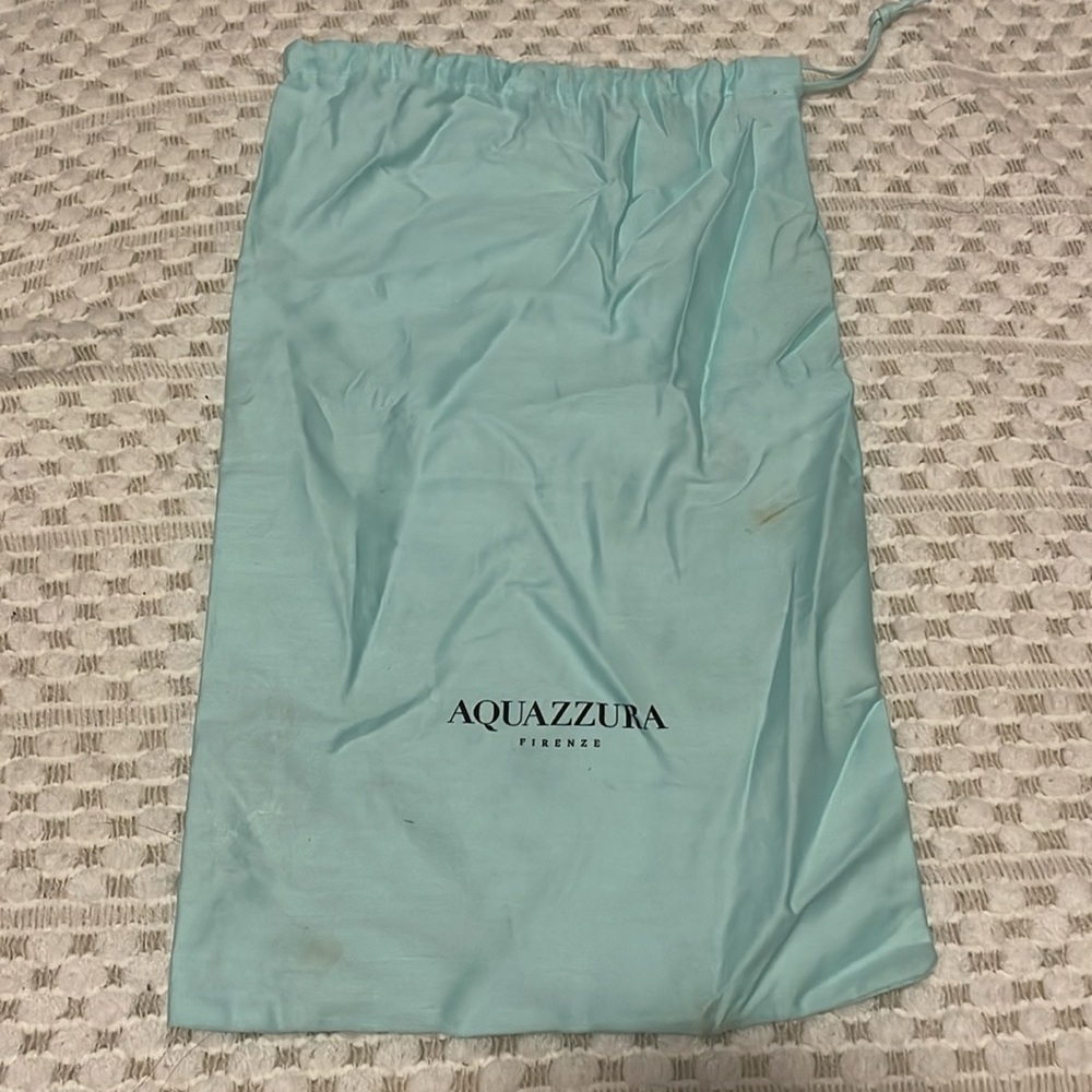 Aquazzura Sexy Thing Wrapped Tan Heels + Dustbag - Picture 15 of 16